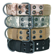 Dog Collar Tactical Style, Black and Camo - GAME-BRED K-9's